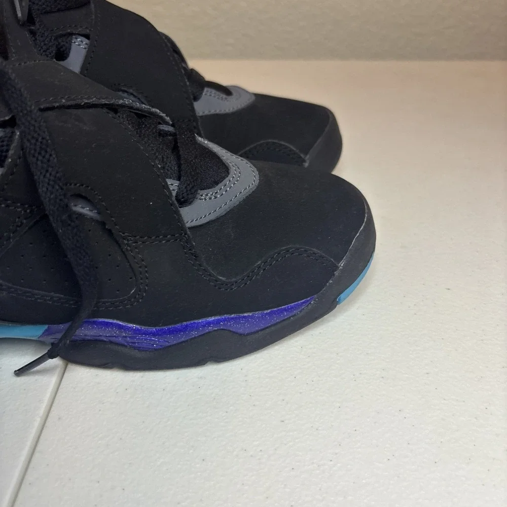 Size 4Y- Jordan 8 Retro‎ 2015 Mid Aqua NO BOX